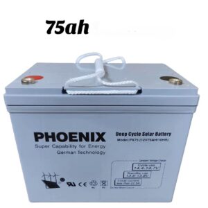 Pheonix 75AH Deep Cycle Gel Solar Battery