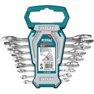 TOTAL Double open end  spanner set Size:6-22mm