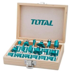 TOTAL 12pcs Router bits  set(8mm)
