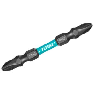 TOTAL Impact screwdriver  bits PH2+PH2 65mm