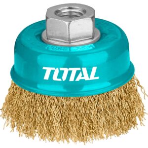TOTAL Wire cup brush 100mm, 4"
