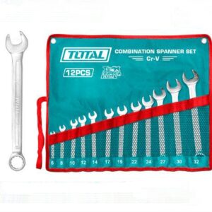 TOTAL 12 Pcs combination  spanner set Size:6-32mm