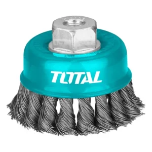 TOTAL Wire cup brush 100mm, 4"