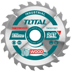 Total TCT saw blade 210mm(8-1/4") 24T