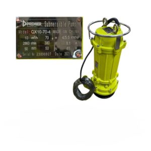 Premier 5.5hp Electric Submersible Sewage Mining Water Pump