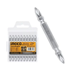 Ingco Screwdriver bits PH2+PH2, 65mm,10pcs/set