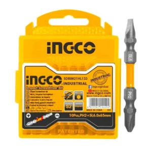 Ingco Impact Screwdriver bit PH2+SL6.0*1.0    65mm 10pcs/set