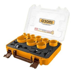 Ingco Bi-metal hole saw set 13pcs