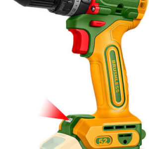 Jadever Compact Brushless Cordless Impact Drill 52Nm 20V