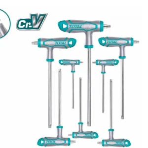 Total THHW80836 8 Pcs T-handle torx wrench set