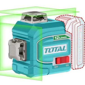 Total TLL3012165 Cordless 3D-laser level 0~35m