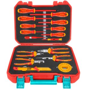 Total THKITH1601 16 Pcs insulated hand tools set