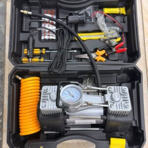 12V double-cylinder (twin-cylinder) car air compressor